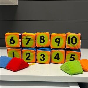 Melissa & Doug soft number building blocks